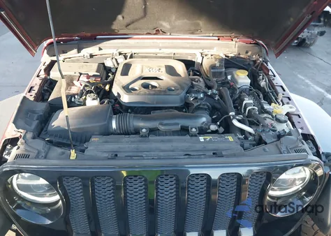 2021 Jeep Wrangler Unlimited Willys 4X4 из США, поврежденный, VIN 1C4HJXDN7MW543671